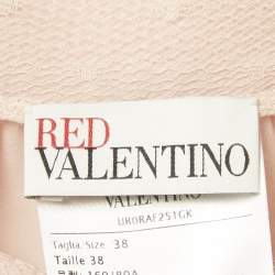 RED Valentino Pink Tulle Tiered Maxi Skirt S