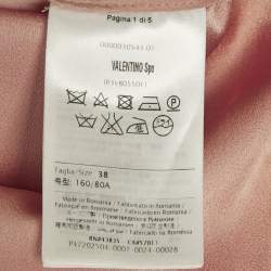 Pre Owned RED Valentino Pink Satin Mini Dress S