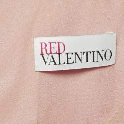 Pre Owned RED Valentino Pink Satin Mini Dress S
