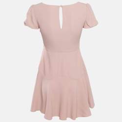 Pre Owned RED Valentino Pink Satin Mini Dress S