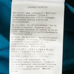 Pre Owned RED Valentino Blue Printed Cotton Blend Midi Dress M