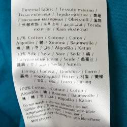 Pre Owned RED Valentino Blue Printed Cotton Blend Midi Dress M