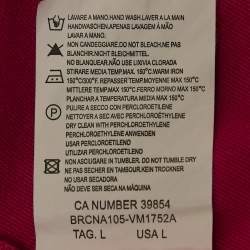 Pre Owned RED Valentino Pink Jersey Bow Detail Flounce Dress L