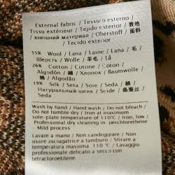 RED Valentino Brown Leopard Stretch Knit Sleeveless Mini Dress M
