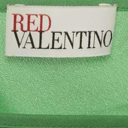 Pre Owned RED Valentino Red Crepe Drop-Waist Maxi Dress L