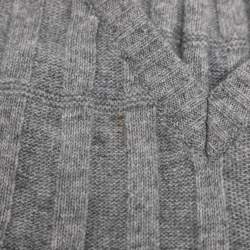 Pre Owned RED Valentino Grey Wool Knit Midi Dress M