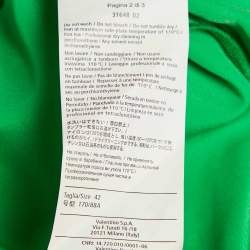 Pre Owned RED Valentino Black Tulle and Silk Tiered Maxi Dress M