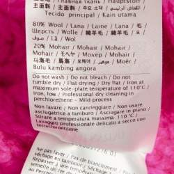 Pre Owned RED Valentino Pink Rib Knit Oversized Sweater M