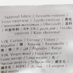 Pre Owned RED Valentino Light Blue Cotton Blend Formal Trousers M