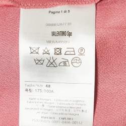 Pre Owned RED Valentino Pink Crepe Mini Dress L