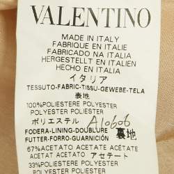 Pre Owned RED Valentino Black Mesh Sleeveless Mini Dress S