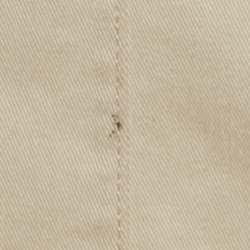 Pre Owned RED Valentino Beige Cotton Plisses Detail Sleeveless Midi Dress S