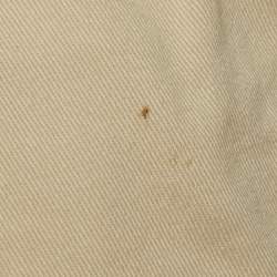 Pre Owned RED Valentino Beige Cotton Plisses Detail Sleeveless Midi Dress S