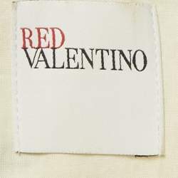 مملوكة مسبقًا RED Valentino Pink Floral Print Cotton Sleeveless Mini Dress S