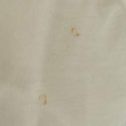 مملوكة مسبقًا RED Valentino White Cotton Knit Embellished Detail Tank Top S