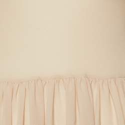 Pre Owned RED Valentino Beige /Black Lace Mini Dress S