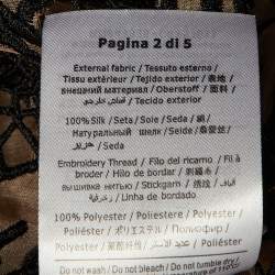 Pre Owned RED Valentino Beige /Black Lace Mini Dress S