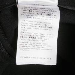 Pre Owned RED Valentino Black Crepe Heart Pocket Detail Mini Skirt M