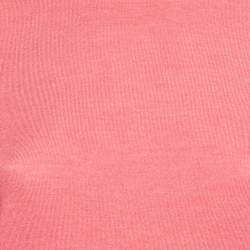 Pre Owned كنزة ريد فالنتينو برقبة مستديرة محبوكة وردية مقاس وسط (ميديم)