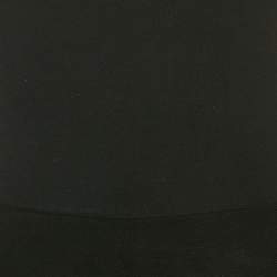 مملوكة مسبقًا فستان رد فالنتينو أسود مزيج الصوف متسع قصير ميدي - متوسط الحجم