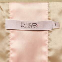 مملوكة مسبقًا RED Valentino Beige Cotton & Linen Jacket M