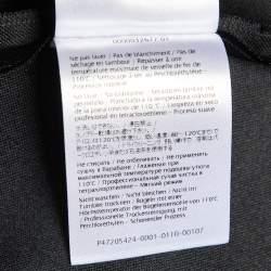 Pre Owned فستان ريد فالنتينو مشدود بدون حمالات من المخمل والتفتا الأسود مقاس كبير