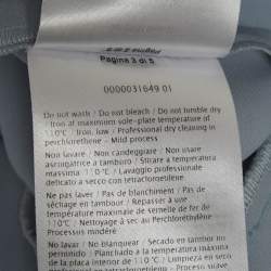 Pre Owned RED Valentino Blue Crepe Ruffled Midi Dress M