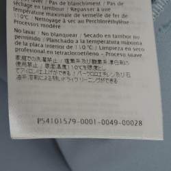 Pre Owned RED Valentino Blue Crepe Ruffled Midi Dress M