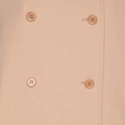 Pre Owned معطف رد فالنتينو بيج بطية مزدوجة جبرادين مقاس وسط