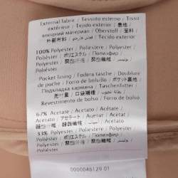 Pre Owned معطف رد فالنتينو بيج بطية مزدوجة جبرادين مقاس  وسط