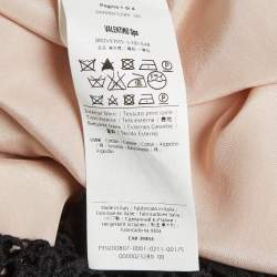 Pre Owned RED Valentino Black Lace Flounce Mini Dress M