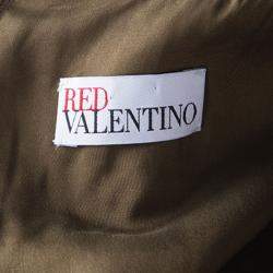 Pre Owned Red Valentino Multicolor Floral Lurex Jacquard Knit Sleeveless Dress M