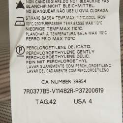 مملوكة مسبقًا RED Valentino Beige Wool Draped Neck Coat M