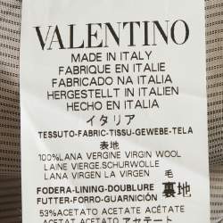 مملوكة مسبقًا RED Valentino Beige Wool Draped Neck Coat M