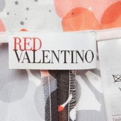 Pre Owned RED Valentino Multicolour Floral Print Synthetic Shorts M