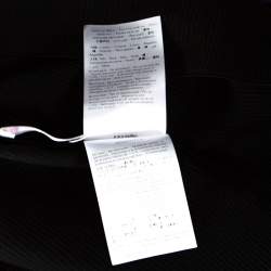 Pre Owned RED Valentino Black Cotton Silk Blend Ruffle Top M