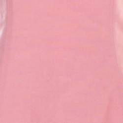 Pre Owned RED Valentino Rose Pink Cotton Blend Sleeveless Sheath Dress M