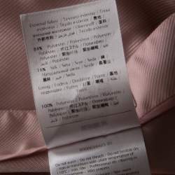 Pre Owned RED Valentino Blush Pink Scalloped Faille Skirt M