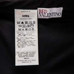 RED Valentino Black Wool Cropped Formal Pants S