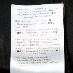 Pre Owned RED Valentino Black Polka Dot Silk Sleeveless Midi Dress S