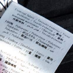 Pre Owned RED Valentino Black Crepe Mini Skirt M