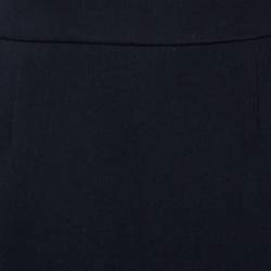 Pre Owned RED Valentino Black Crepe Mini Skirt M