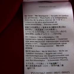 Pre Owned RED Valentino Red Silk Gathered Detail Long Sleeve Blouse M