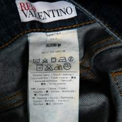 Pre Owned RED Valentino Blue Denim Bow Detail Jeans M