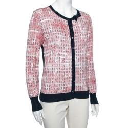 RED Valentino Multicolor Cotton Anchor Printed Sweater XL