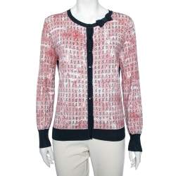 RED Valentino Multicolor Cotton Anchor Printed Sweater XL