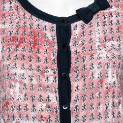 RED Valentino Multicolor Cotton Anchor Printed Sweater XL