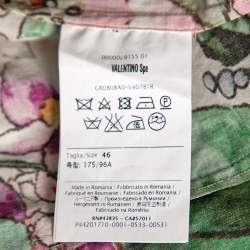 Pre Owned RED Valentino Multicolor Floral Printed Cotton Shirt L