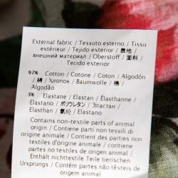 Pre Owned RED Valentino Multicolor Floral Printed Cotton Shirt L