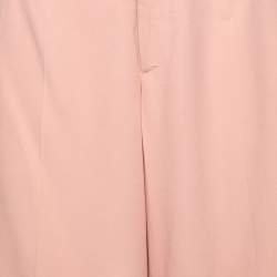 RED Valentino Pink Crepe Cropped Trouser M